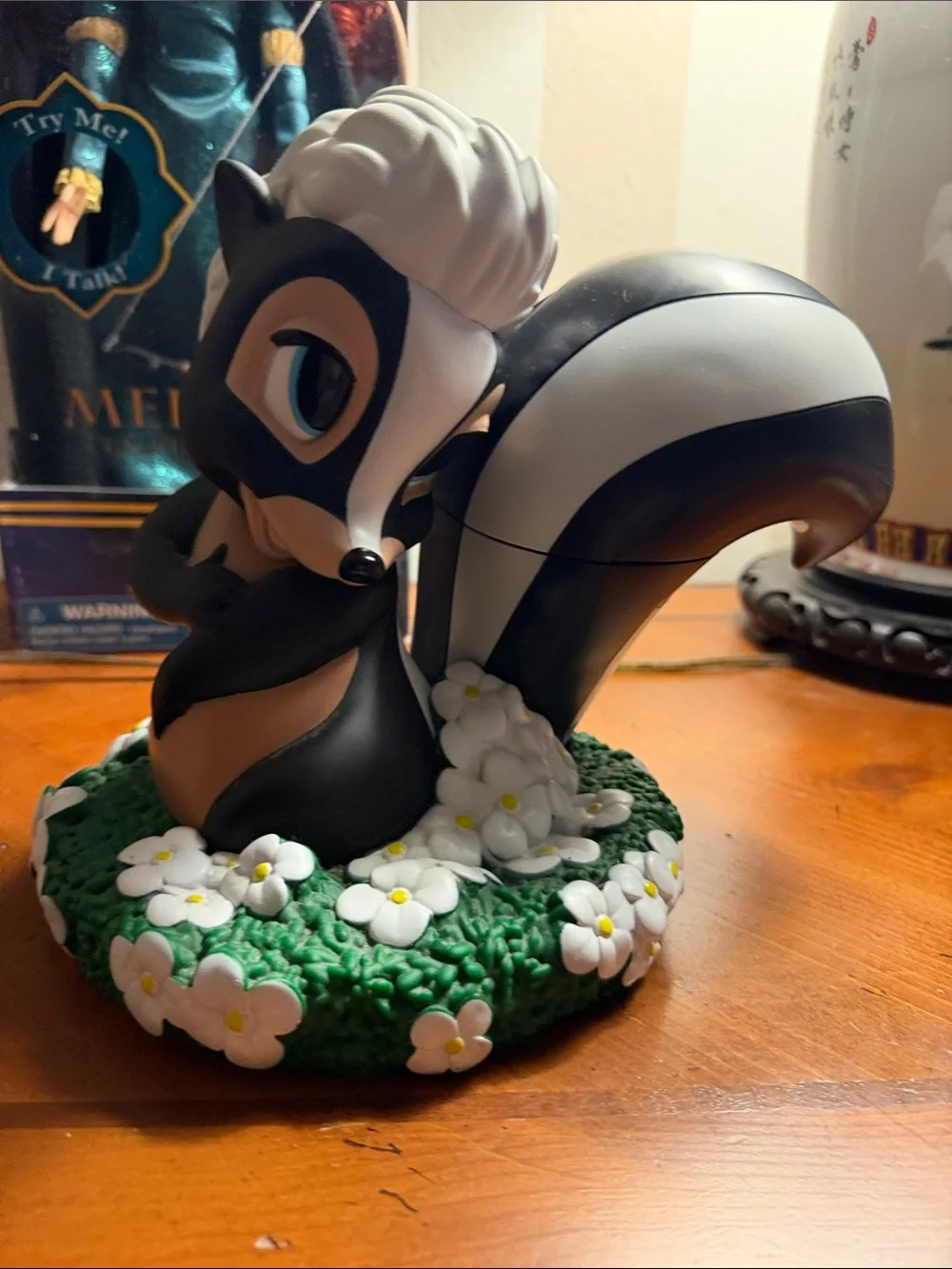 Disney Black & White Skunk Decorative Pet Figurine